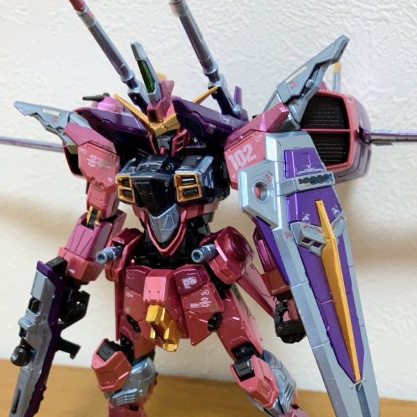 初代ジャスティスガンダム　メタリック塗装