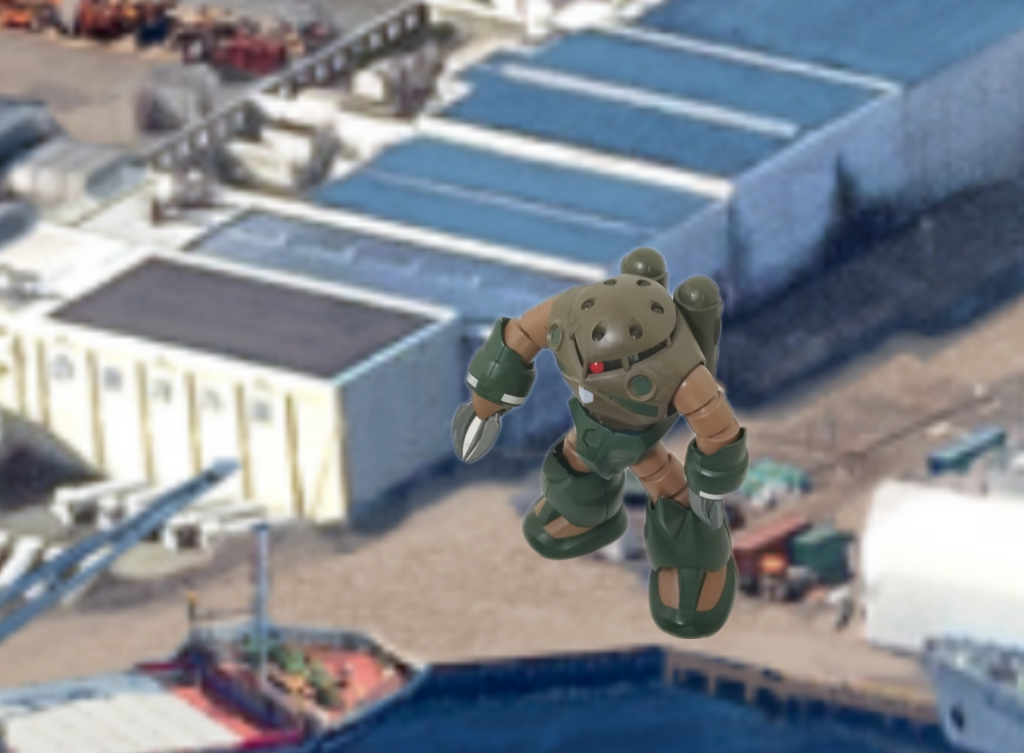 襲撃してます。上陸！