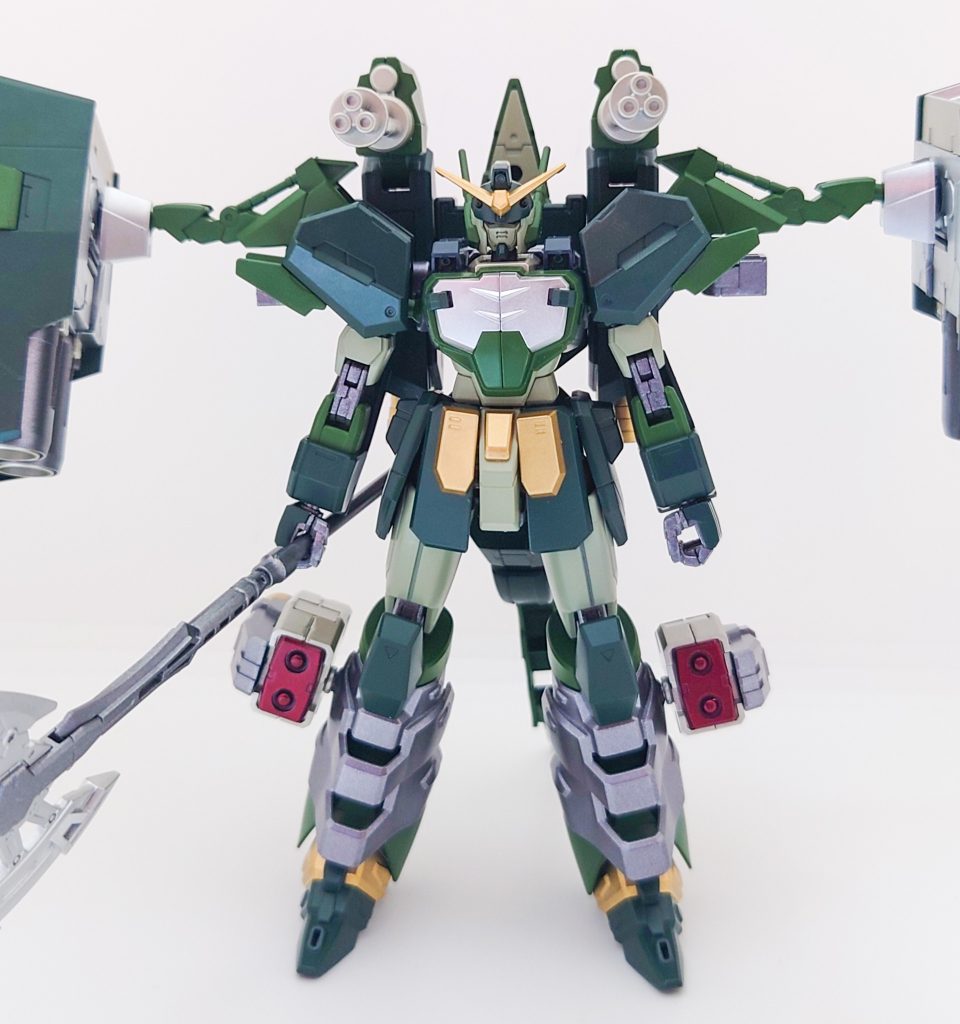 正面全体のカラーリングはグリーンで、リアルタイプカラーをイメージしてみました。