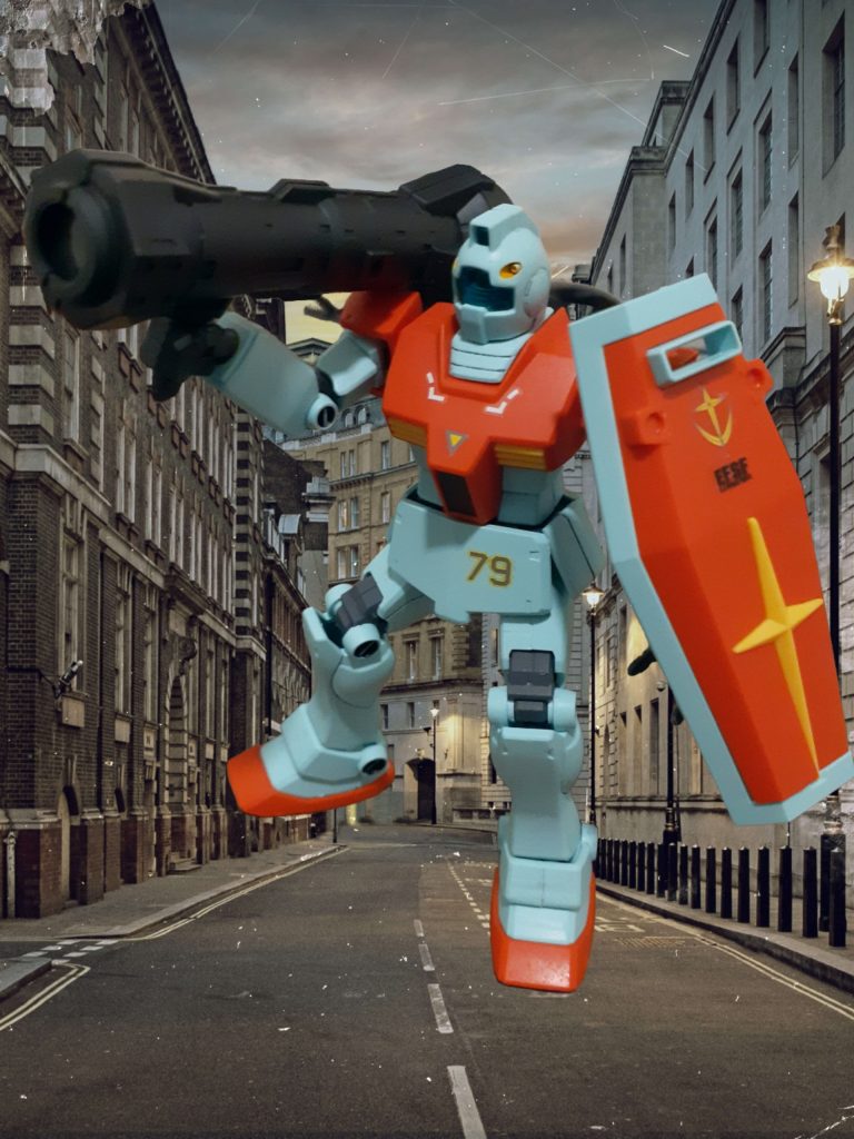 市街地戦シーン重火器を装備してみました。