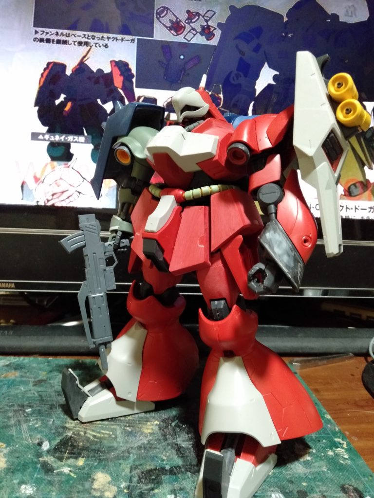 まぁやれる事とやりたい事は反比例なんで、ココで作業は終了して塗装の下準備に入ります。