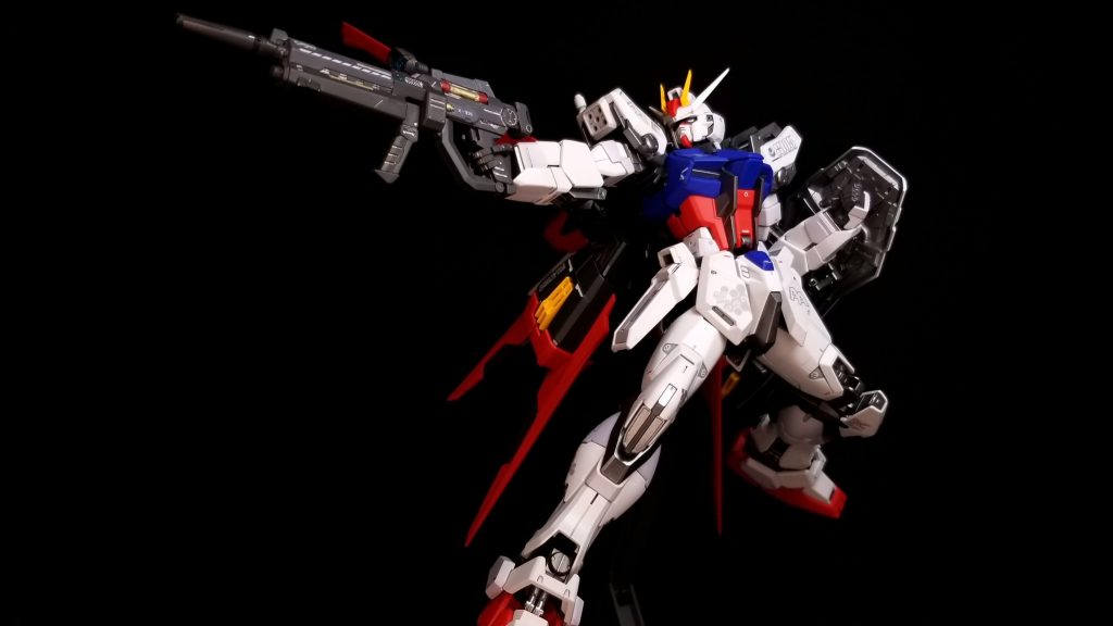 エールストライカー状態SEED撃ちというやつです。