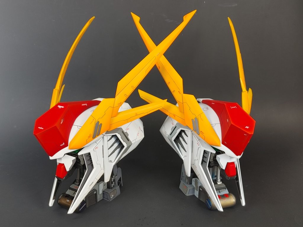 以前完成したものと一緒に撮ってみました。