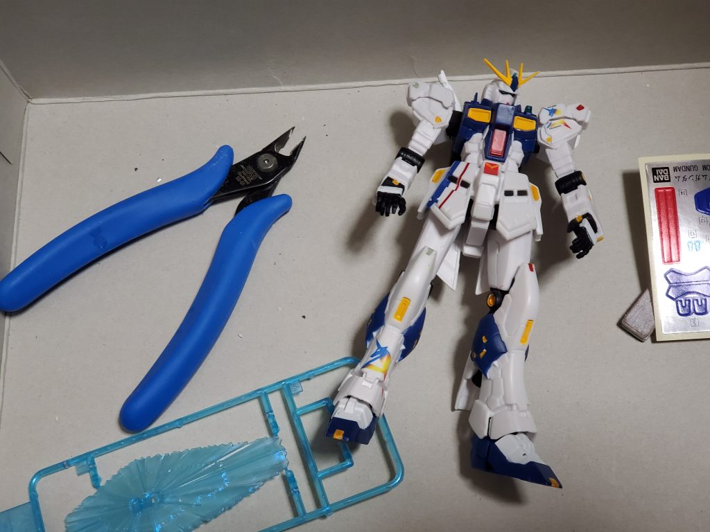 黄色部分を追加で筆塗りで