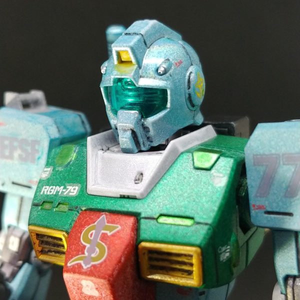 59 HG ジム (スレッガー搭乗機)|ie.さんのガンプラ作品 59 HG ジム (スレッガー搭乗機)|ie.さんのガンプラ作品