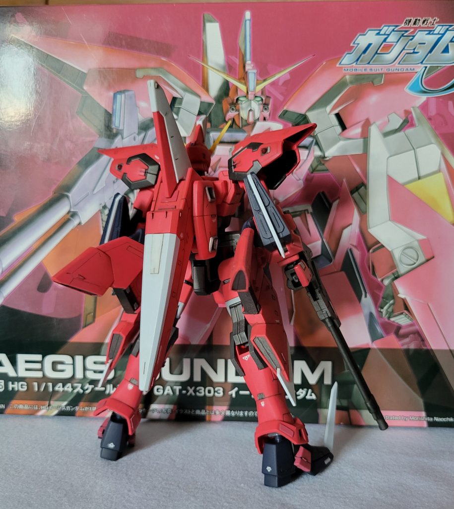 リアビュー　2　ピンク色のパーツだけ合わせ目消してます。