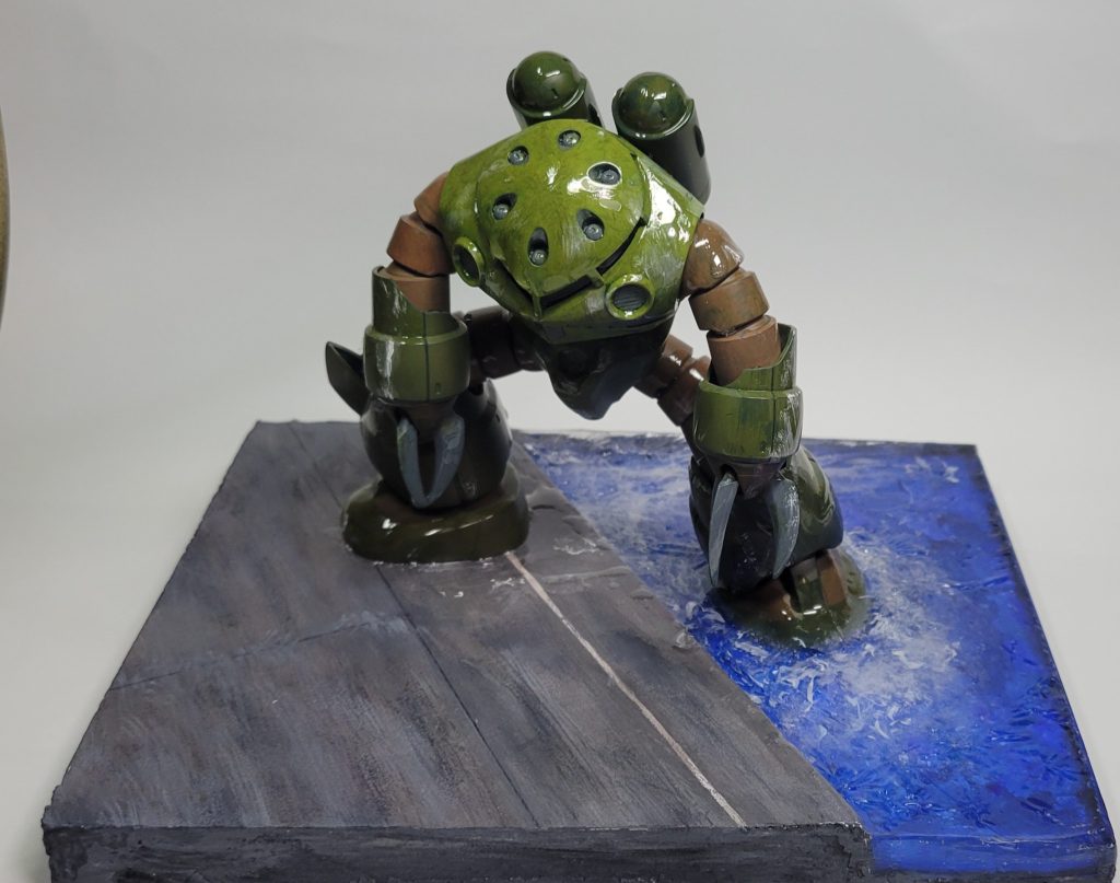 海の波の感じを出してます。