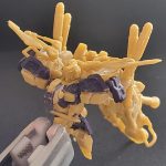 肩を大きくしてSガンぽく。後ろ肩パーツは、レジンで複製。