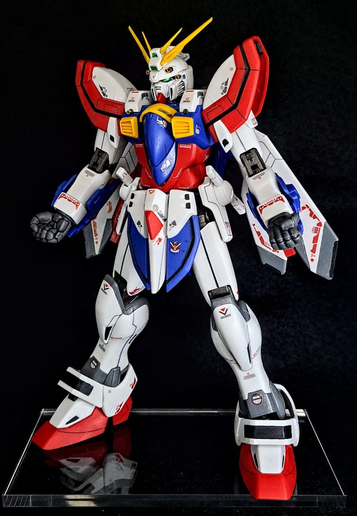 【筆塗り部分塗装】MGゴッドガンダム