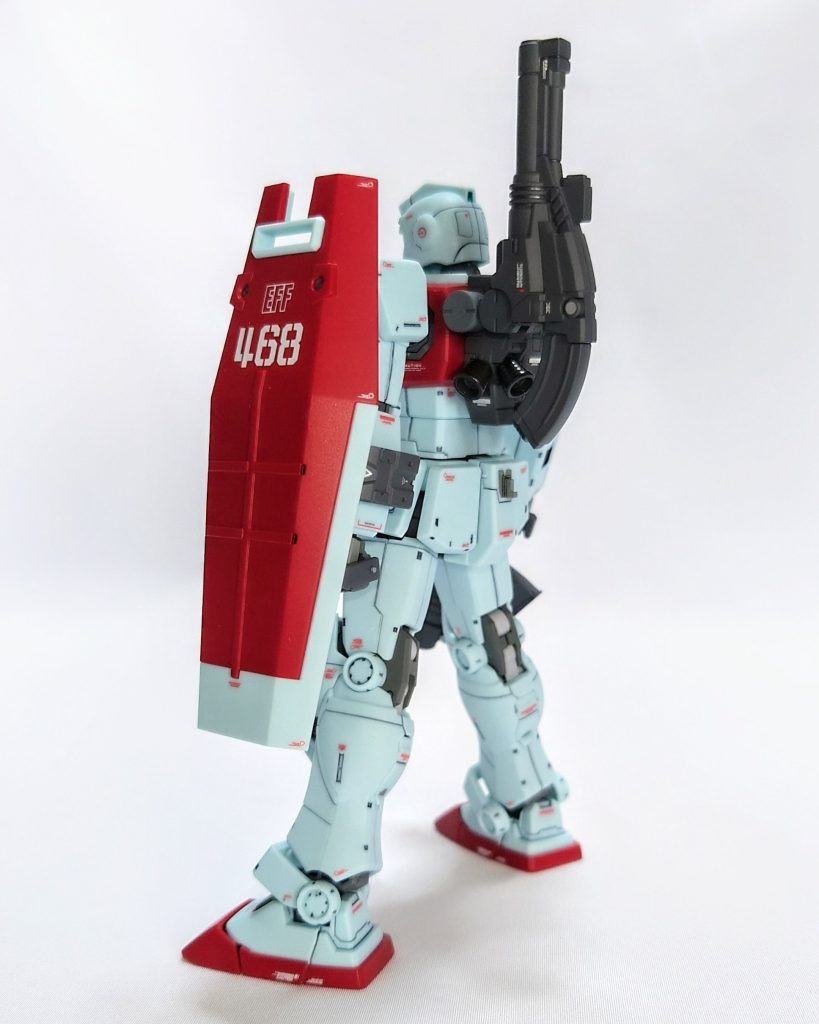 HG ジム ショルダーキャノン装備–4枚目/制作者：ガノー