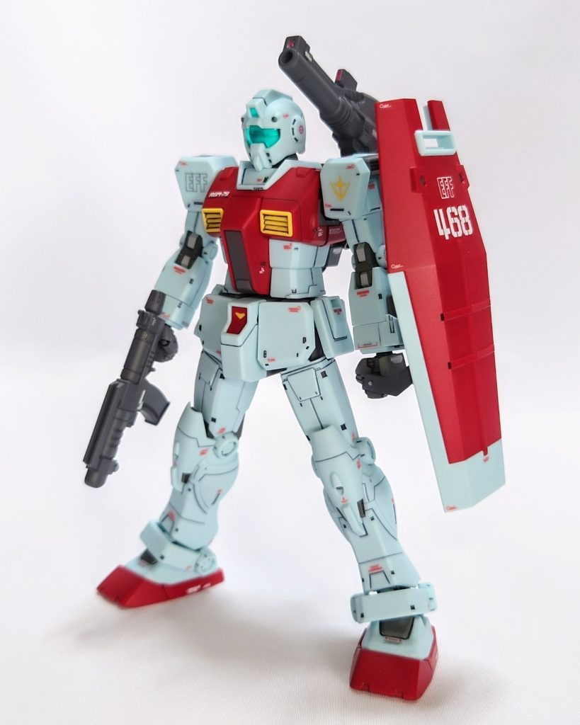 HG ジム ショルダーキャノン装備–2枚目/制作者：ガノー