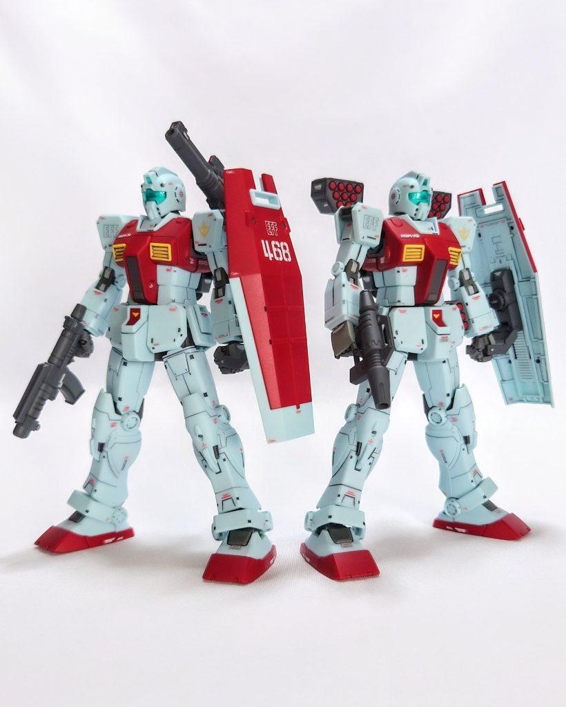 HG ジム ショルダーキャノン装備–5枚目/制作者：ガノー