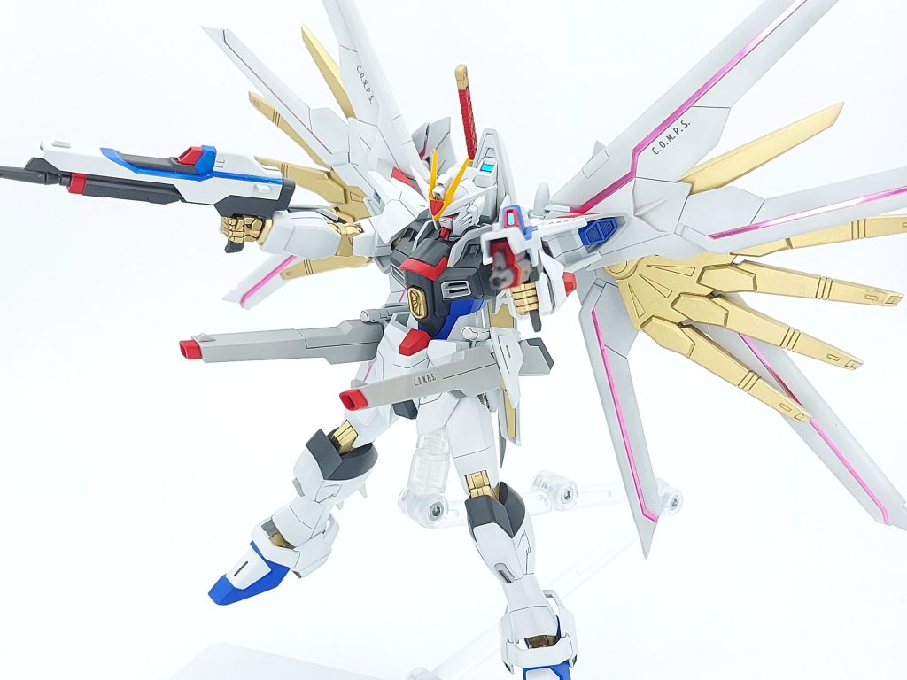 ライフルとディスラプターも塗ってます ……が、破損が怖くてあまり差し替えしたくないw