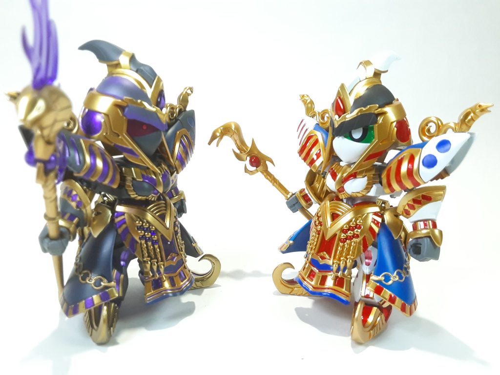 闇堕ち状態とも並べて。色がガラッと変わってるので印象が違いますね