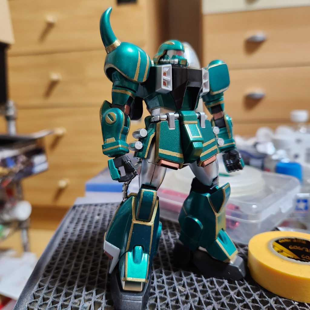 100均ペイントマーカー　ガナーザクウォーリア–2枚目/制作者：アイアンビリー