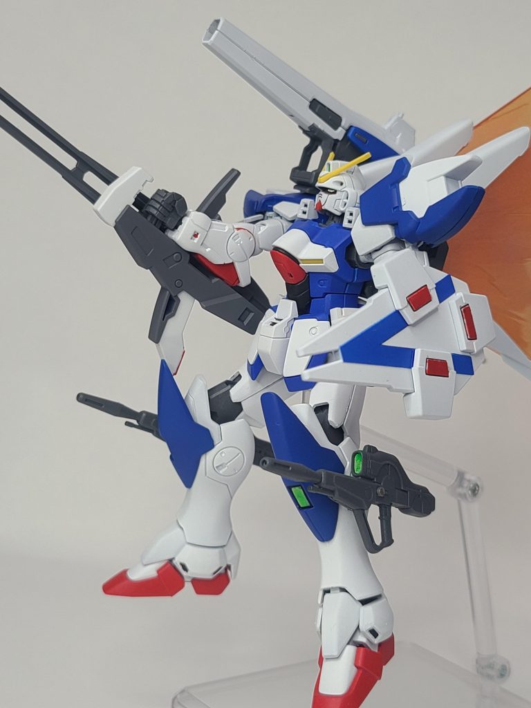 フルバースト的なここでビームライフルを足にマウント可能が生きましたね。