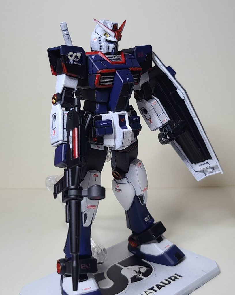 ロゴのデカールは、ハイキューパーツの自作用用紙ホワイトで作成しました。それ以外のデカールは、HobbyJapanのナンバーデカールとハイキューパーツのコーションデカールを利用し、何となくで整えました←