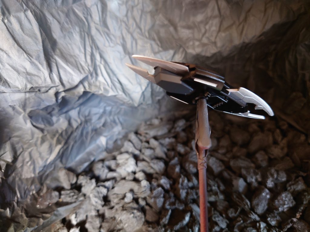 少ないですが、裏側も塗り分け…若干ピントあってない…