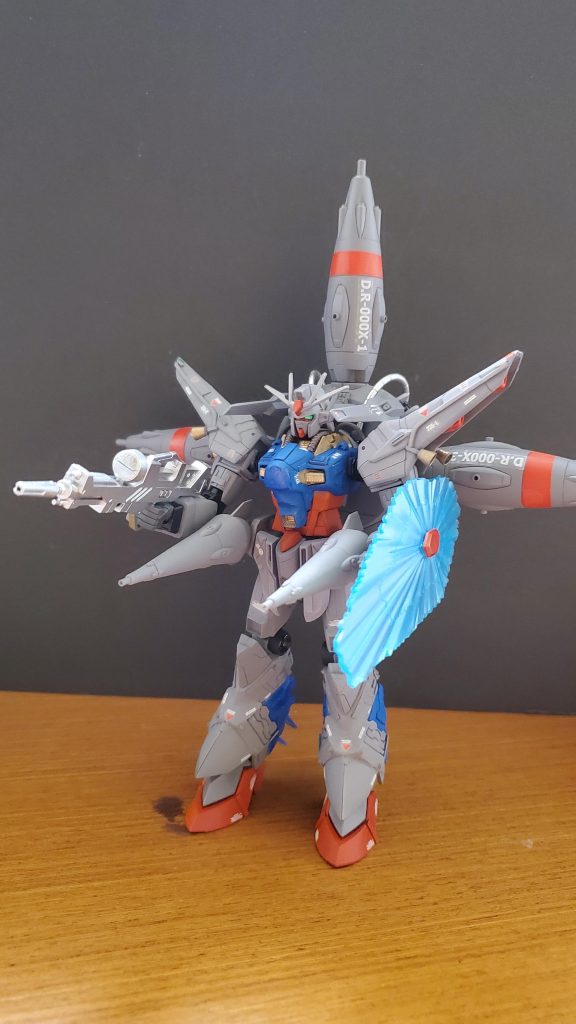 フルバースト❗腰部のドラグーンのアイデアは、ニクスプロヴィデンスからきてます！