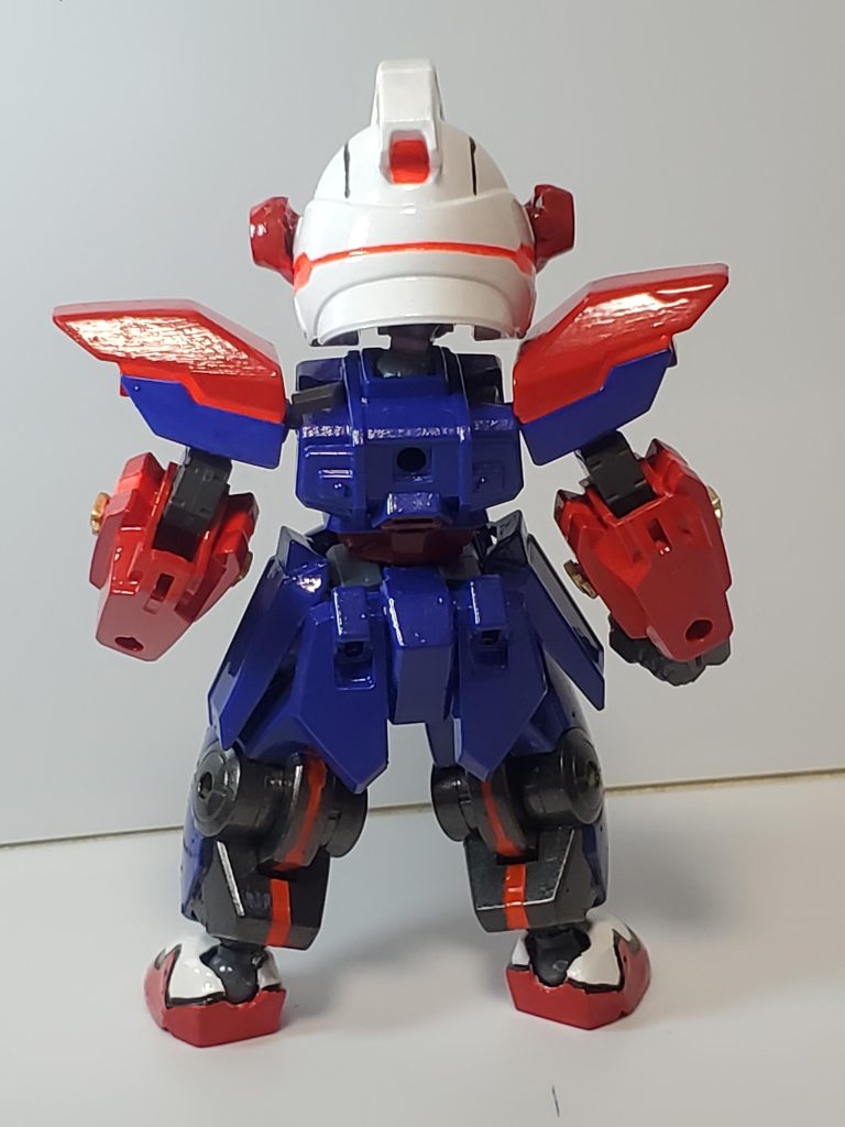 お次はリア。ボディはexスタンダードのストライクベースのため、背面アタッチメントが使えます。ただ、本人が強化パーツが苦手な為、使う事はほぼありません。