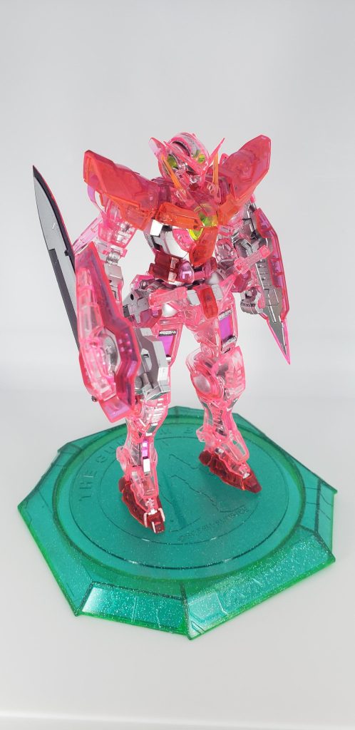 RGエクシアトランザムクリアー 蛍光ふち塗り塗装–5枚目/制作者:きらひめ。