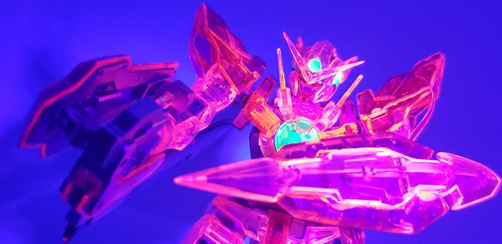 RGエクシアトランザムクリアー 蛍光ふち塗り塗装–9枚目/制作者:きらひめ。