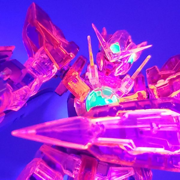 RGエクシアトランザムクリアー 蛍光ふち塗り塗装