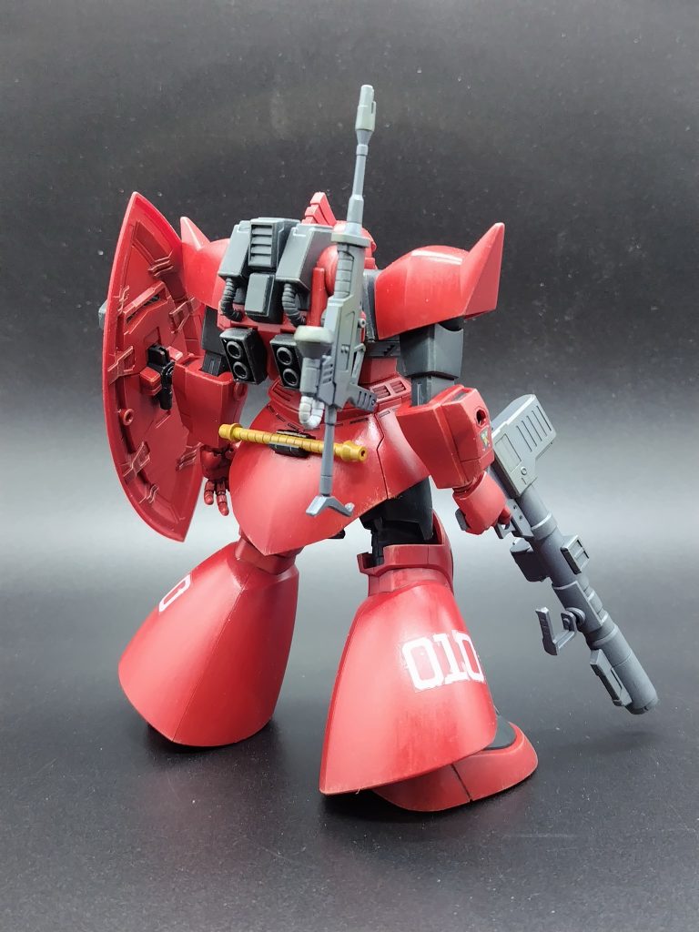 盾の裏は黒が正解なのでしょうか？久しぶりのゲルググ、一回目よりは良い印象でした。