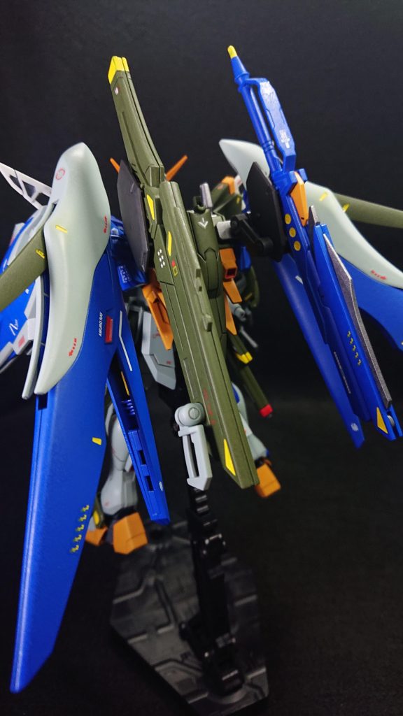 使用した塗料タミヤカラースプレー・ライトガンメタル・ブリリアントオレンジ・ピュアーブルーエアーモデルスプレー・ライトブルー(ドイツ空軍)・ダークグリーン(RAF)