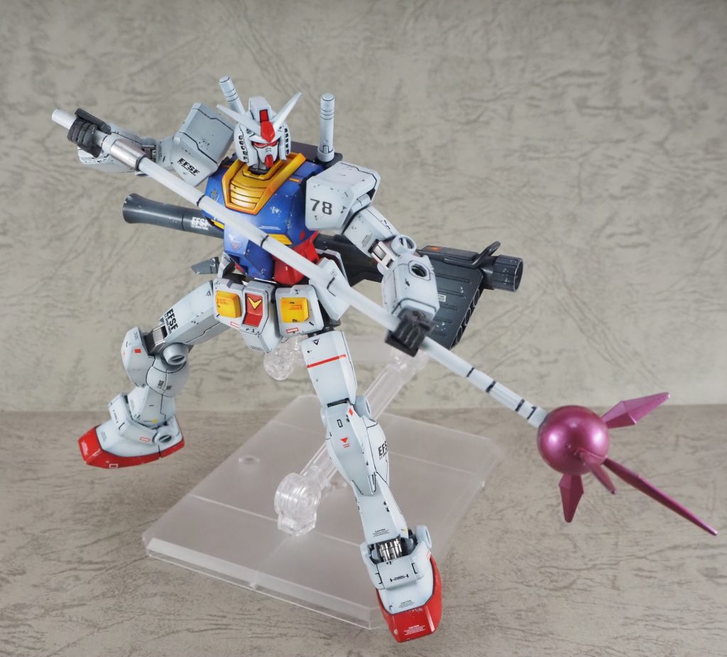 ガンプラ 素組み まとめ売り レールガン付き ガンプラど素人が作るエントリーグレード「1/144 RX-78-2