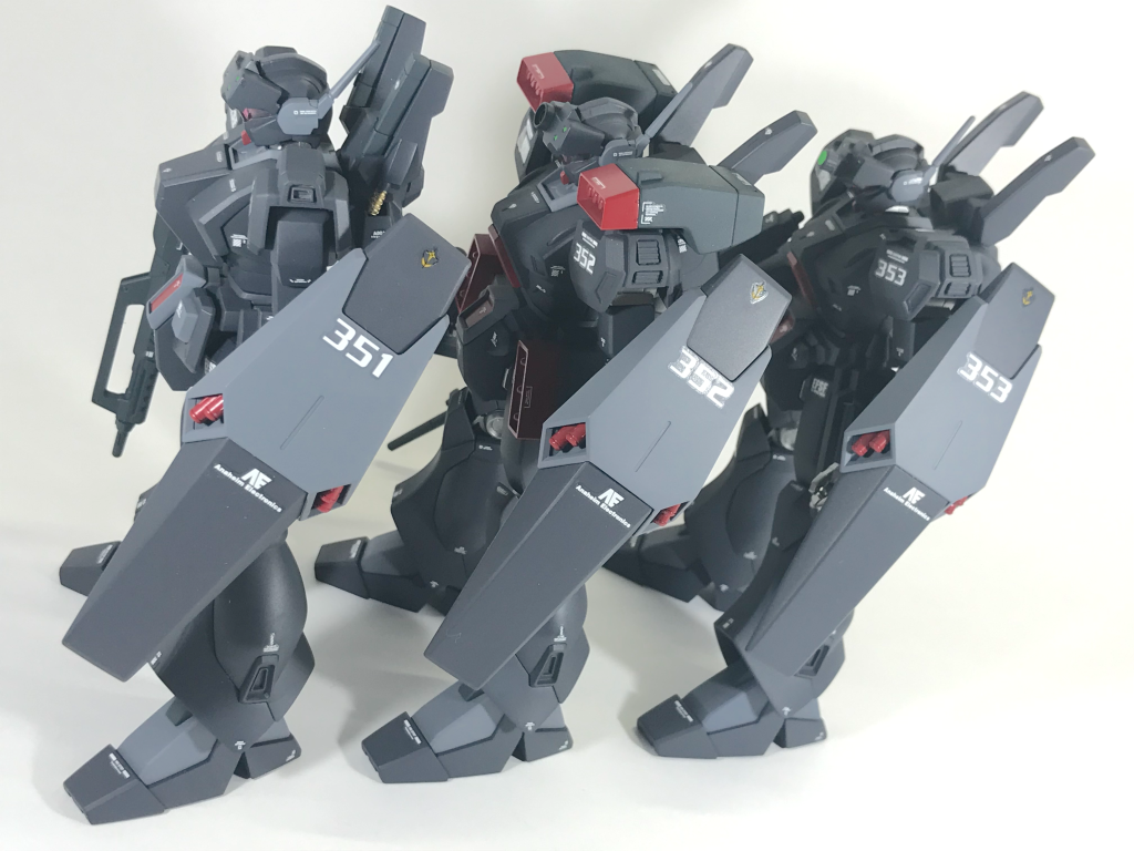 恒例の機体No.シールドショットです。何度も言いますが、量産機してますね〜😊