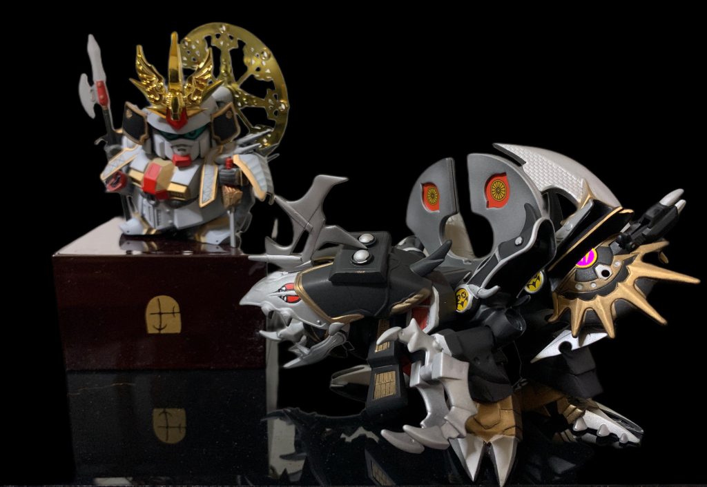 同時期に作成した初代頑駄無大将軍とパシャリ。最後まで閲覧いただき、ありがとうございます☺️