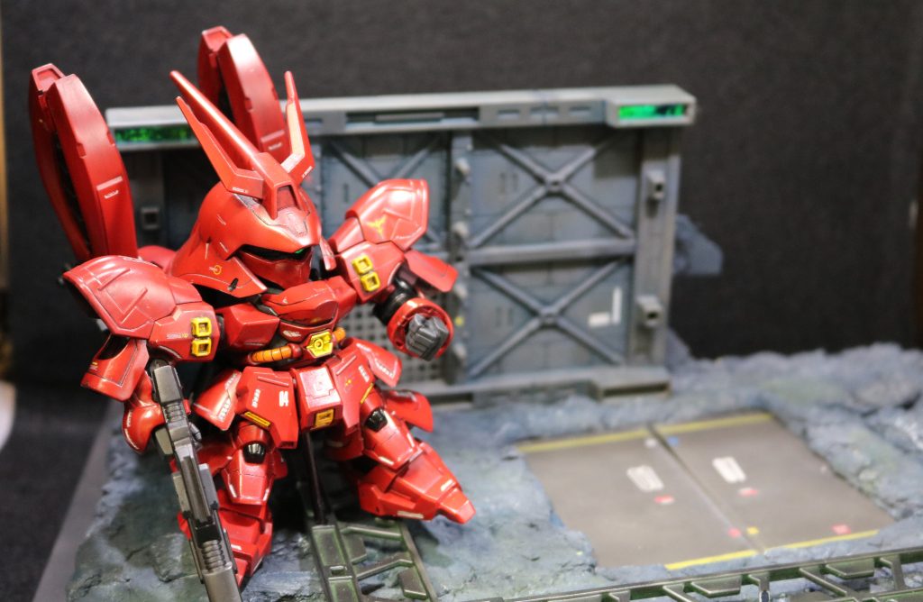 今回から撮影には中古で購入したミラーレス一眼を使用しました。使い方を探りながら精進していこうと思います。作品を撮影すると色々と粗が目立つものですねぇ足裏の仮固定用の両面テープを見つけてしまいましたｗＳＤですが結構いいキットでしたのでいつかリベンジしたいですねＦＦタイプはサイドＦ限定でなかなか入手困難ですから今度はＨＧにしようかな？？？