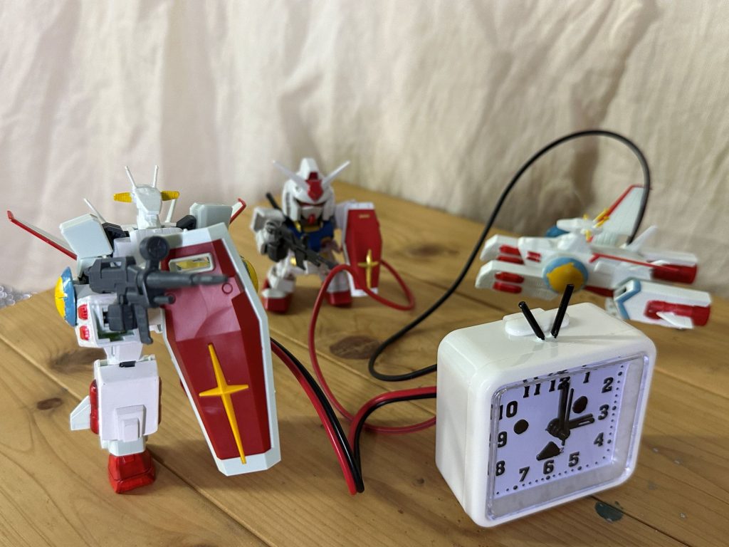 手元にあったプラモと記念写真