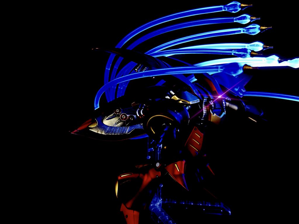 マットキャンディ塗装でクールな質感を表現!!<HG キュベレイMk-Ⅱ プルツー専用機>–7枚目/制作者:Ryo@HRC