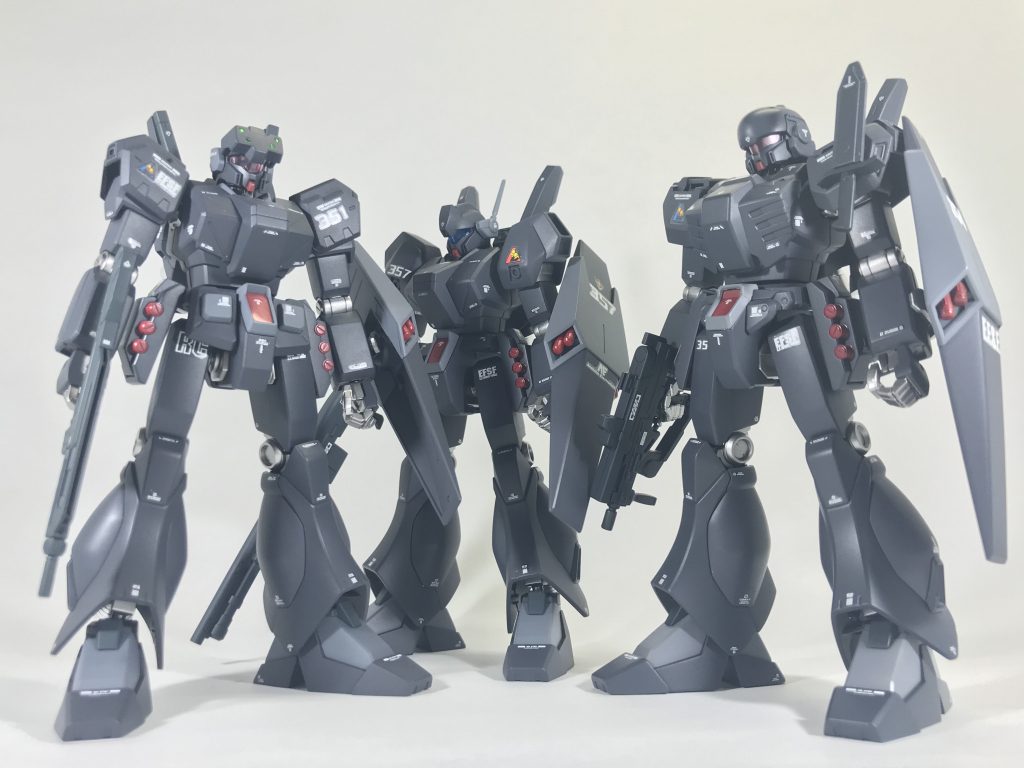 各小隊長機 アサルト仕様の集合ショット。