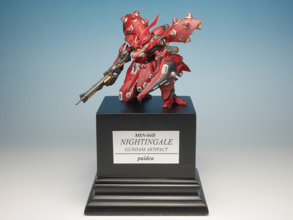 全体図。せっかくなので台座に乗せました。