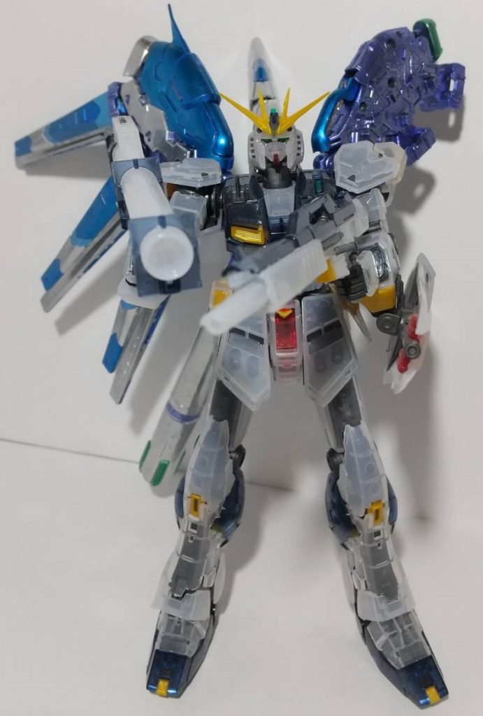 ふざけるな！放熱板がなんだっていうんだ！アムロは殺せ！(RG νガンダムに、Hi νガンダムのバックパックが搭載できる！)ガンダムビルドとか、プラモ狂四郎は夢だな～。