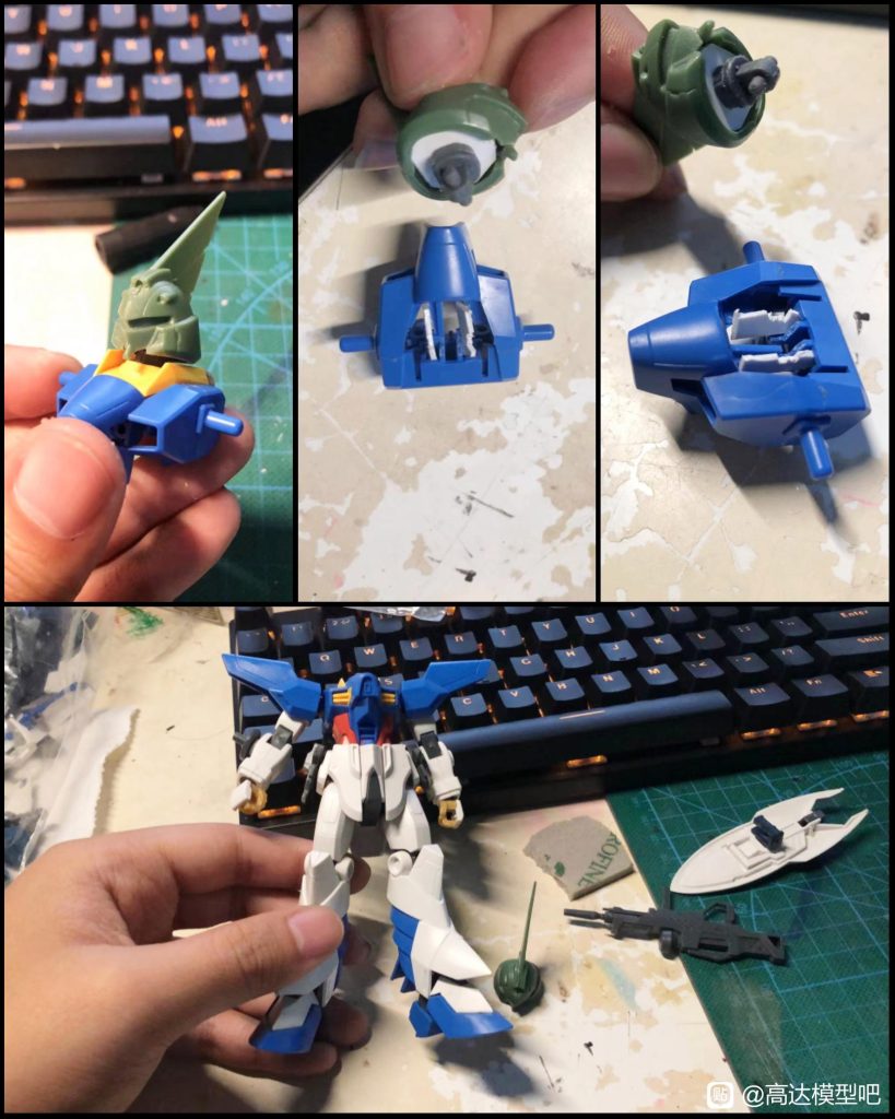 HG•ドレッドノートガンダム(ゲイツ頭)–8枚目/制作者：risuisei