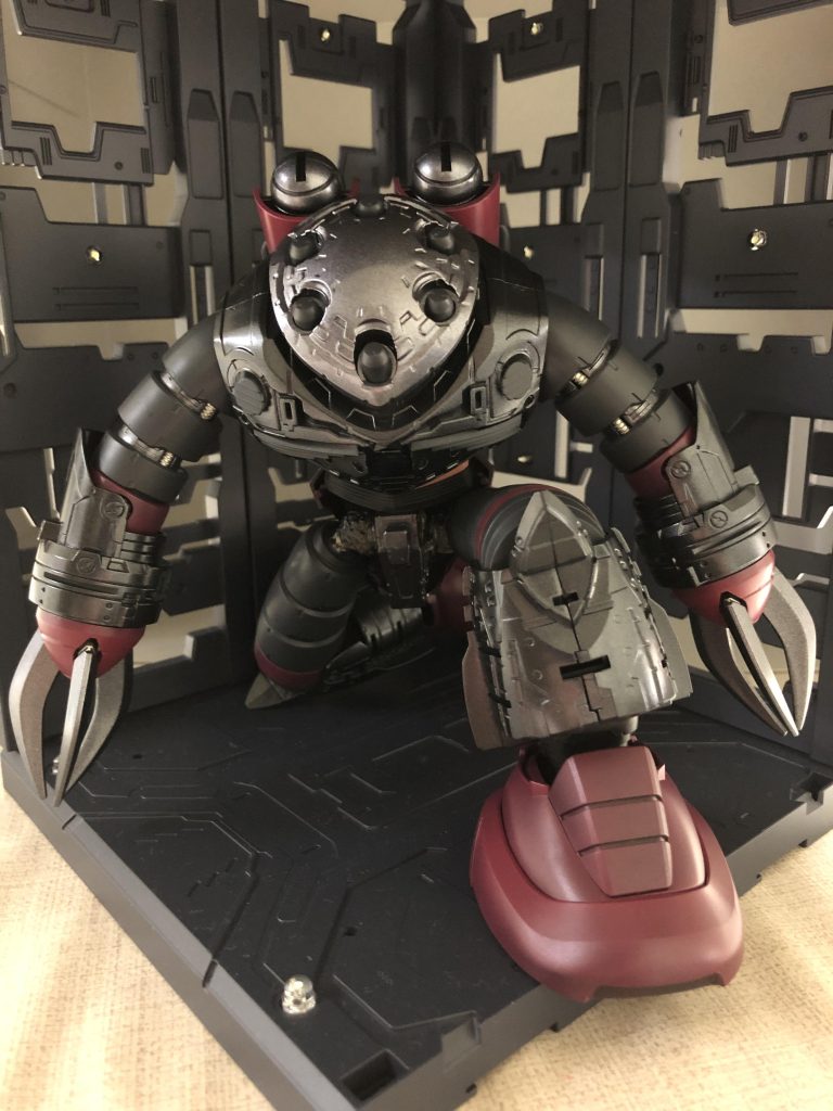 内部フレーム　屈み込み！これぐらい屈めるのが理想ですね