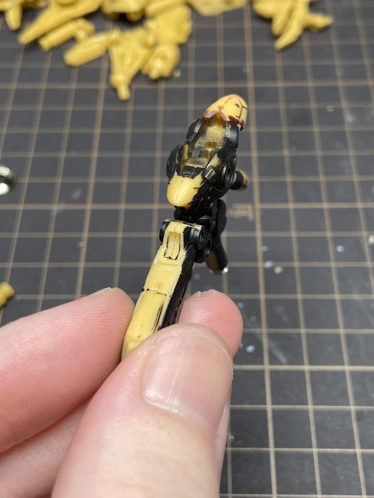 合わせ目消し。