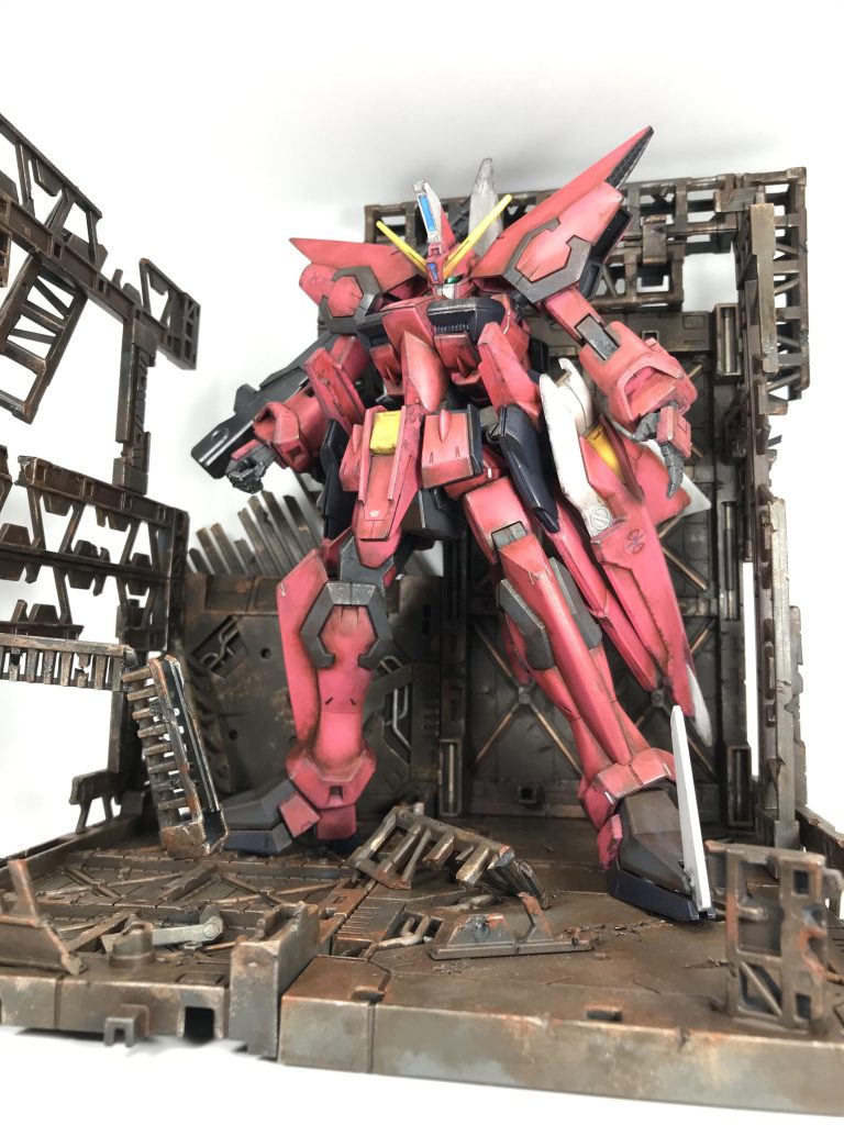 アソ○ーコムでエヴァフィギュア用?に作成していたジオラマベースですが…GANSTAが最近若干寂しい感じになっていると相互様に聞いたので…こちらで先に公開することにしました😃