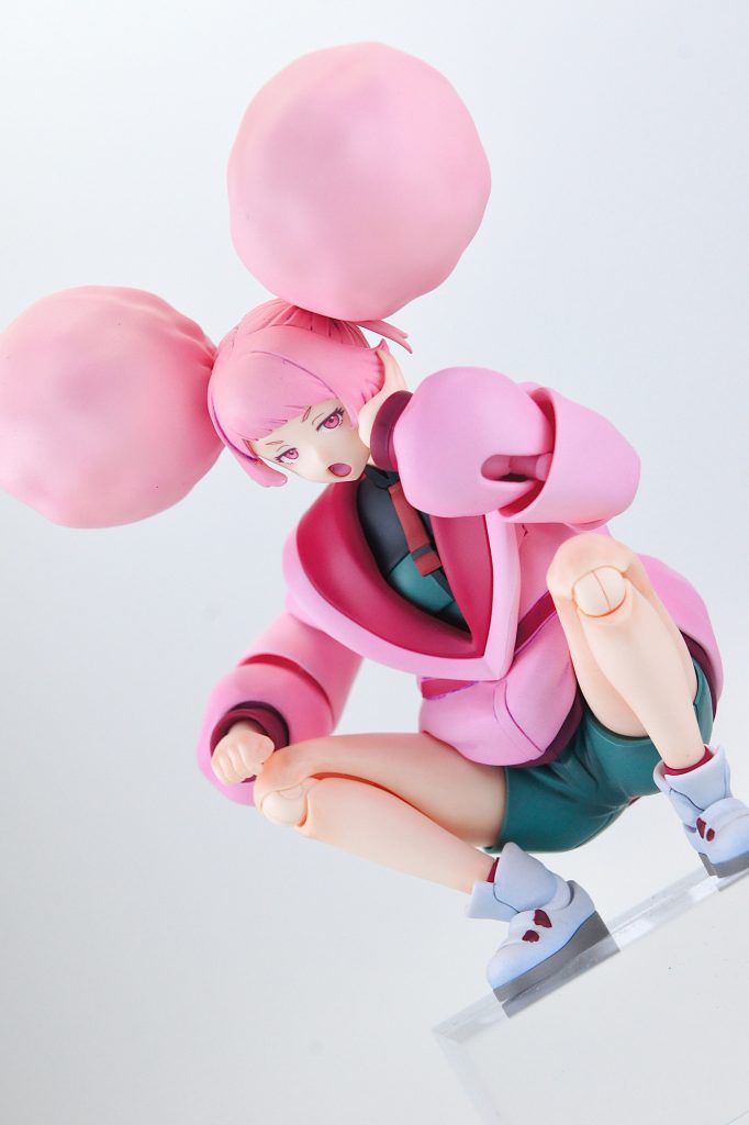 もちろんチュチュ本体も作りました。やっぱりこのポーズで飾りたい。