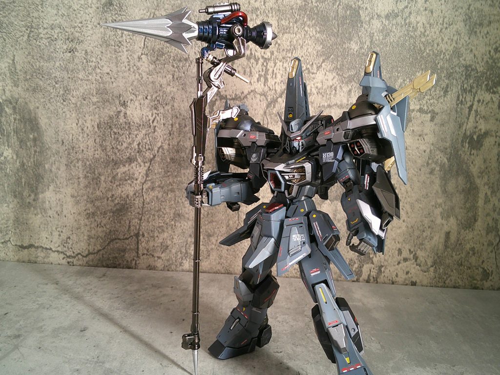 遠目からブレイズウィザードはザフトの装備でそれを連合の機体が取り付けてるのは違和感出るかな？って思いましたが意外としっくり来た気がします。