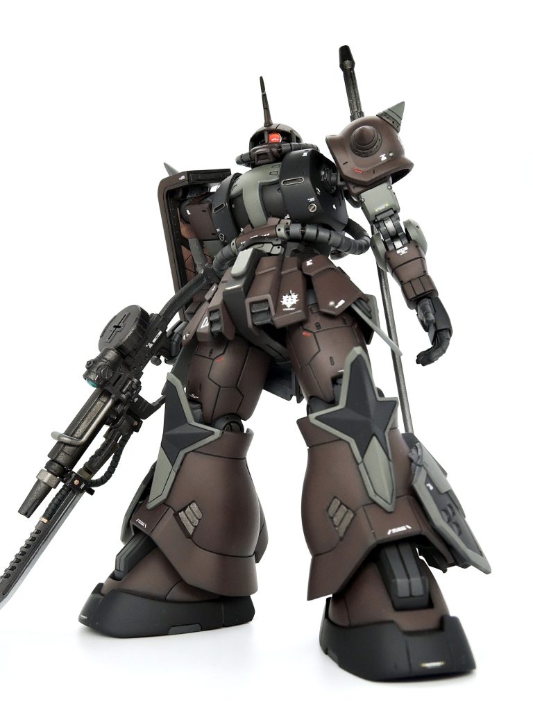 カラーはヅダＦをイメージしていたのですが、茶色がやや強くなってしまった・・・