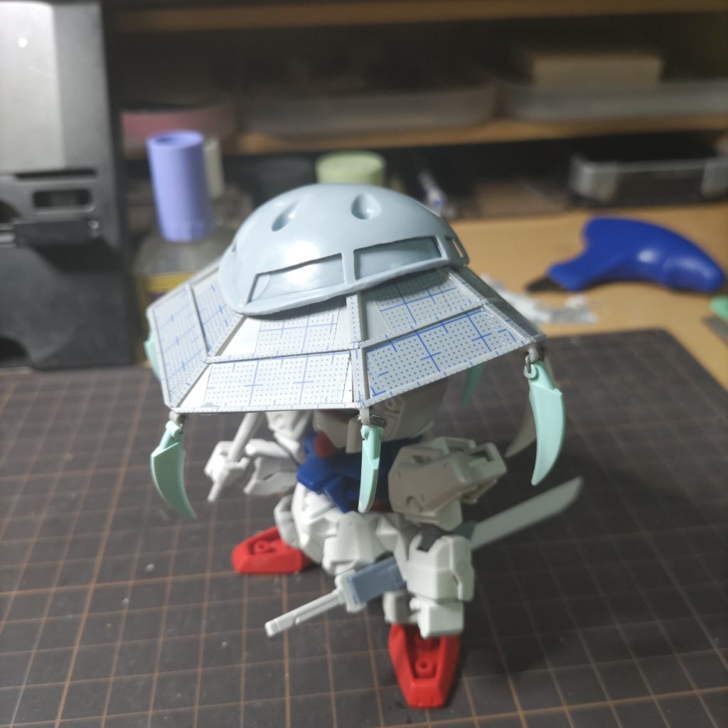 対艦刀はHGルージュのI.W.S.P.から拝借。