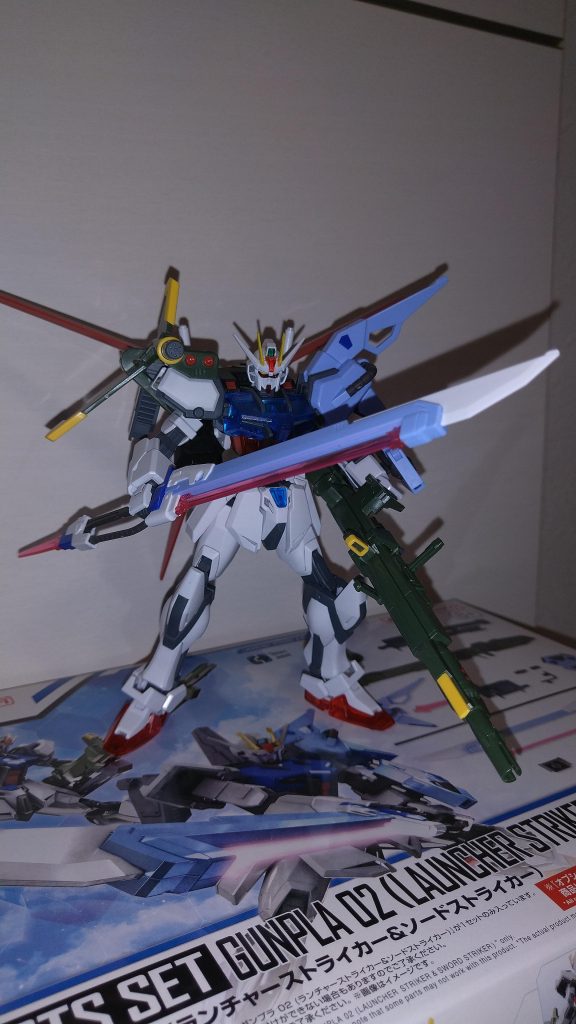 取り敢えず素組みにて投稿。ストライクはソリッドクリアを使用です。インジャ2式は、ゆっくり作ります。