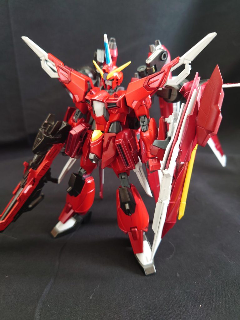 今回キャンディー塗装で濃い赤と薄い赤でわけてみました。よくみるとすでに塗装剥がれが出てたりします。