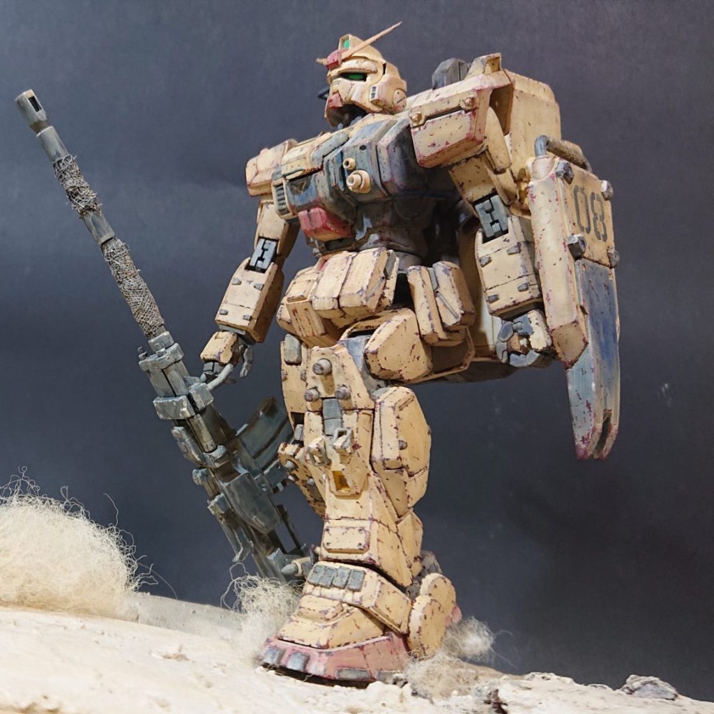 PTM]1/100 MG RX-79(G) 陸戦型ガンダム(マイグレード・砂漠用B