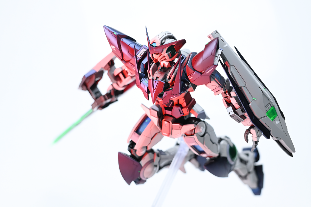 トランザムシステム透明な蛍光レッドを塗装上から吹き付けUVライトで再現した見ました